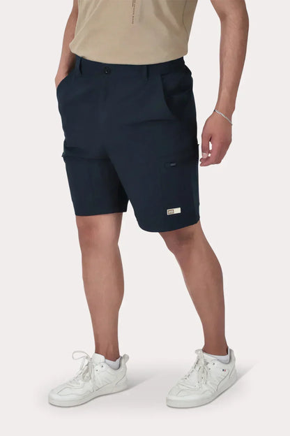 Bermuda Elasticado Ashland Azul