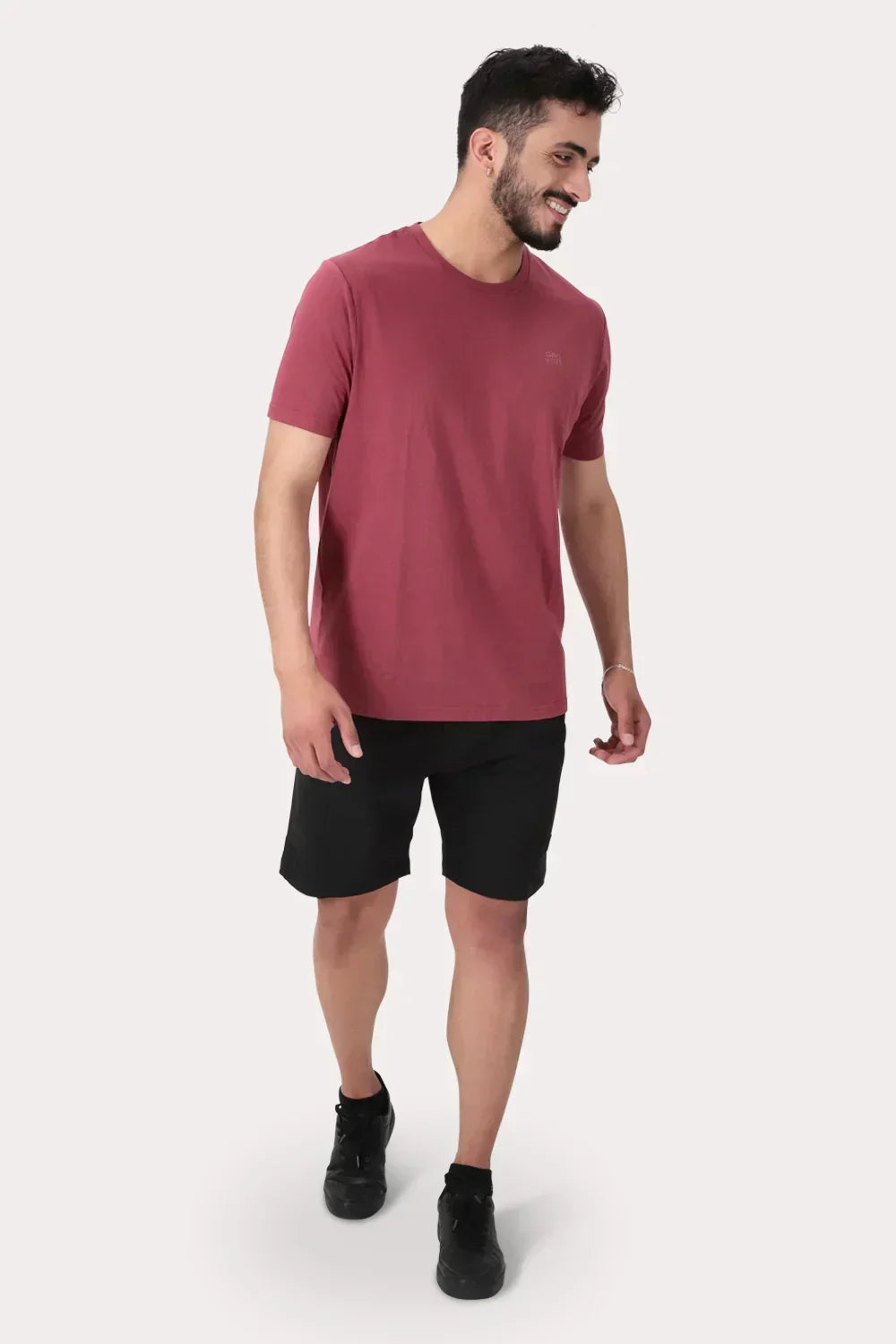 Bermuda Elasticado Ferry Negro