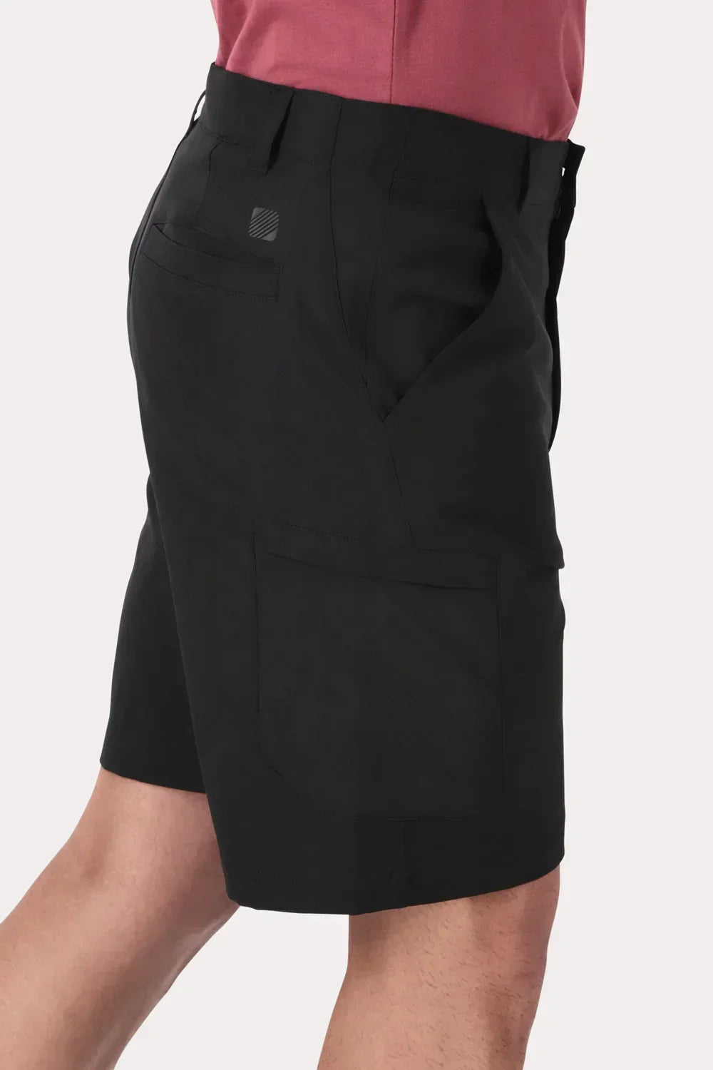 Bermuda Elasticado Ferry Negro