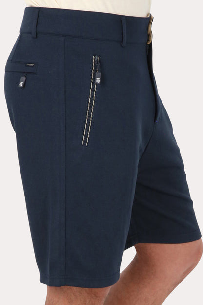 Short Bermuda Jogger Liso Comfort Azul Gangster