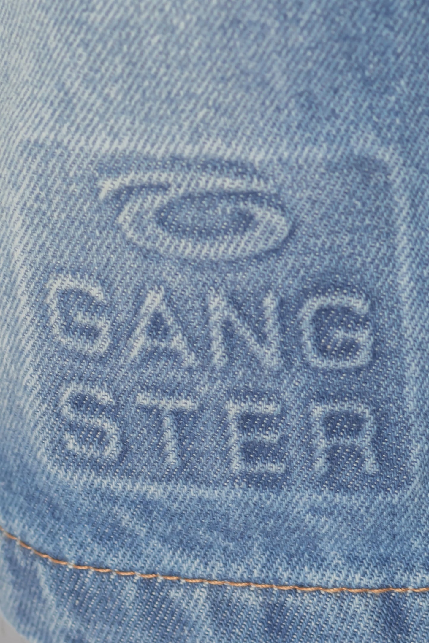 Short Bermuda Denim Liso Mellow Azul Gangster
