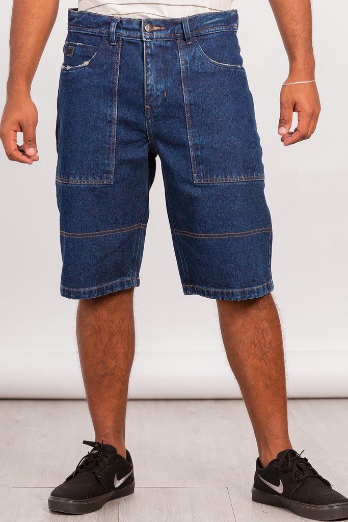 Short Bermuda Denim Comfy Azul Overcore