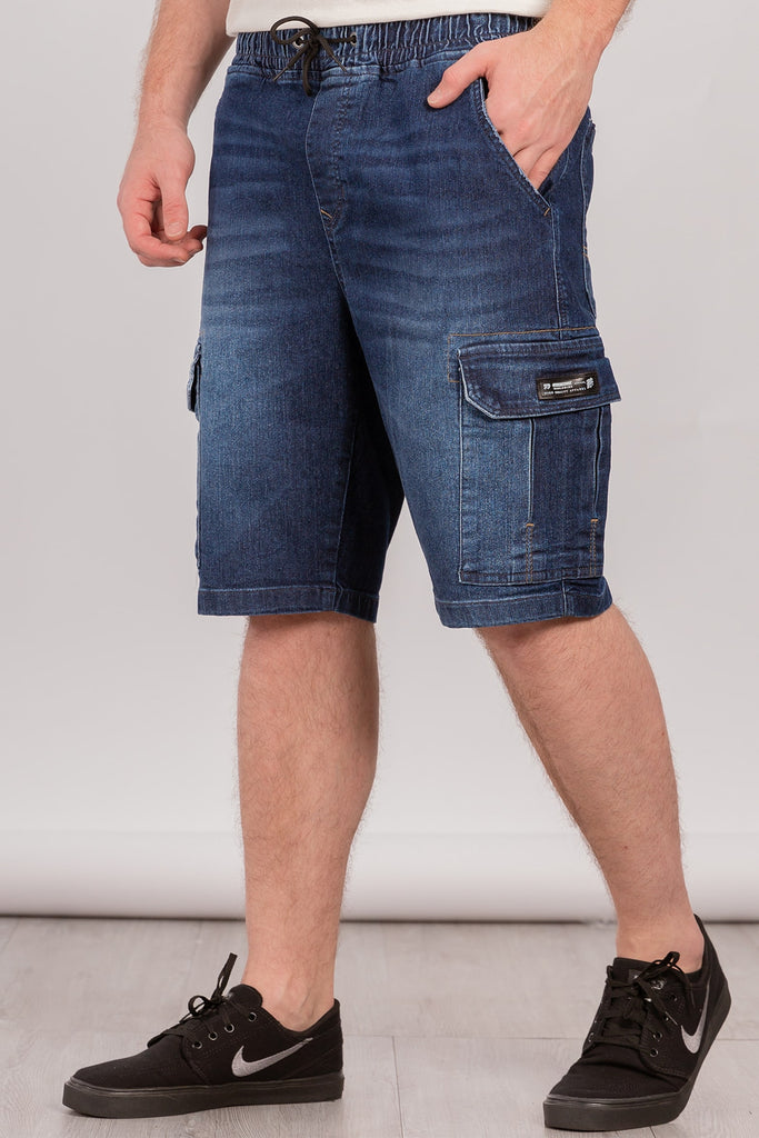 Short Bermuda Denim Comfy Azul Overcore