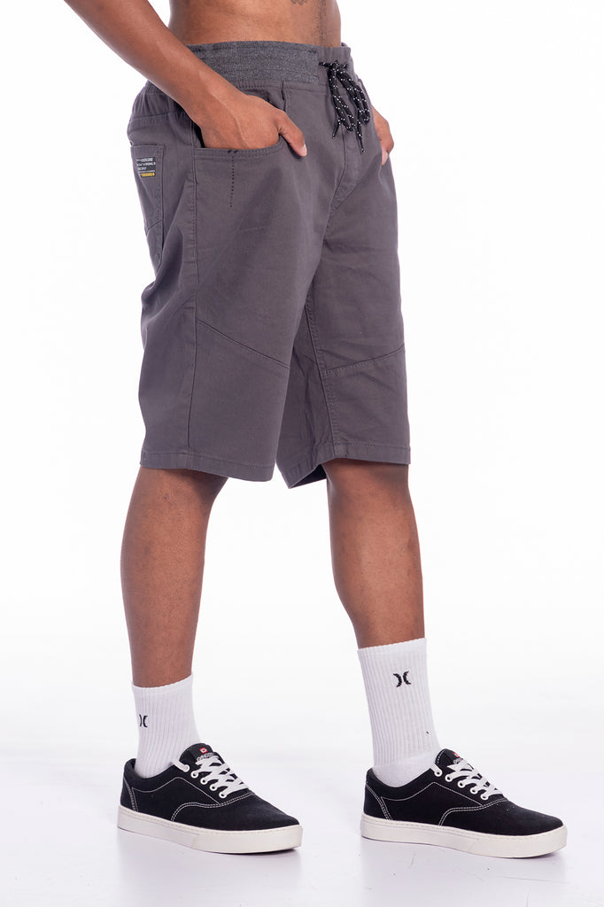 Short Bermuda Liso  Simple 4 Gris  Overcore