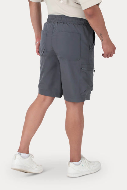 Short Nikel Cargo  Gris Overcore