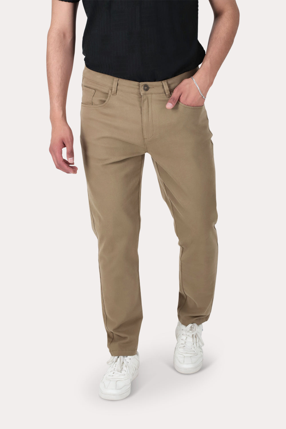 Plus Pantalon Canvas Liso Frank Kakhi