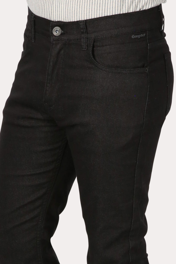 Pantalon Canvas Liso 0 Negro Gangster