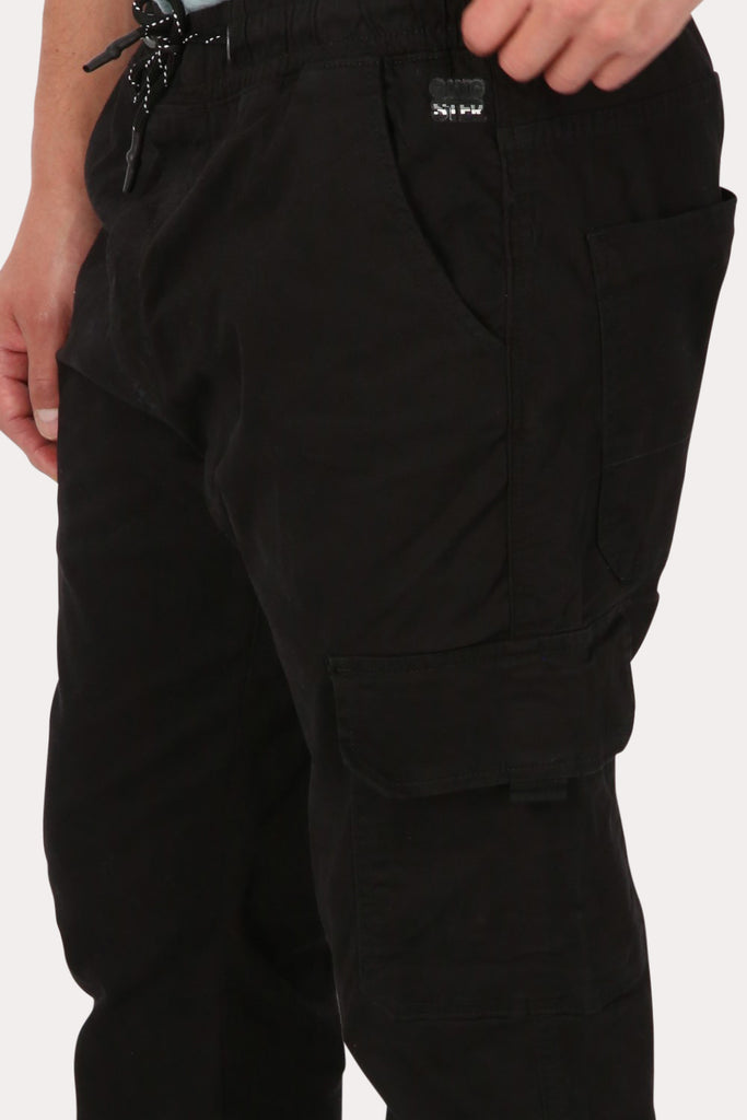 Pantalon Jogger Canvas 0 Negro Gangster