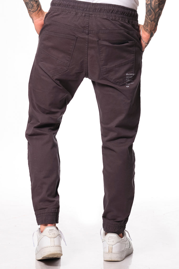 Pantalon Jogger Canvas  Force Gris  Overcore