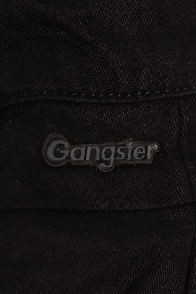 Pantalon Jogger Canvas 1 Negro Gangster