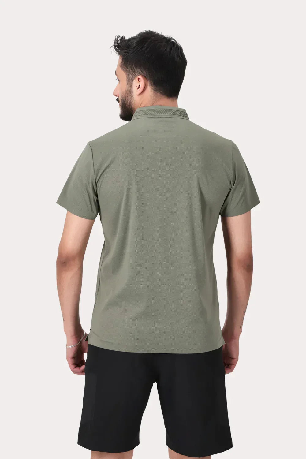 Polera Polo Poliamida Columbia Verde - Gangster