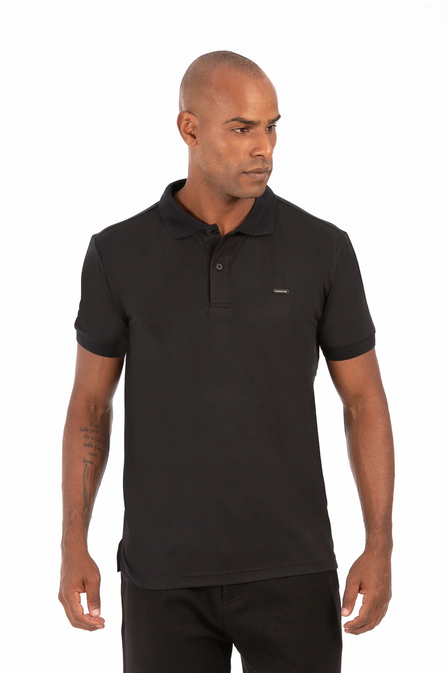 Polera Polo Halsey Negro