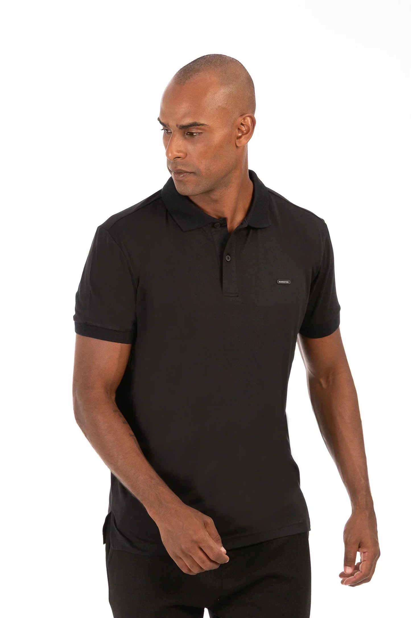 Polera Polo Halsey Negro