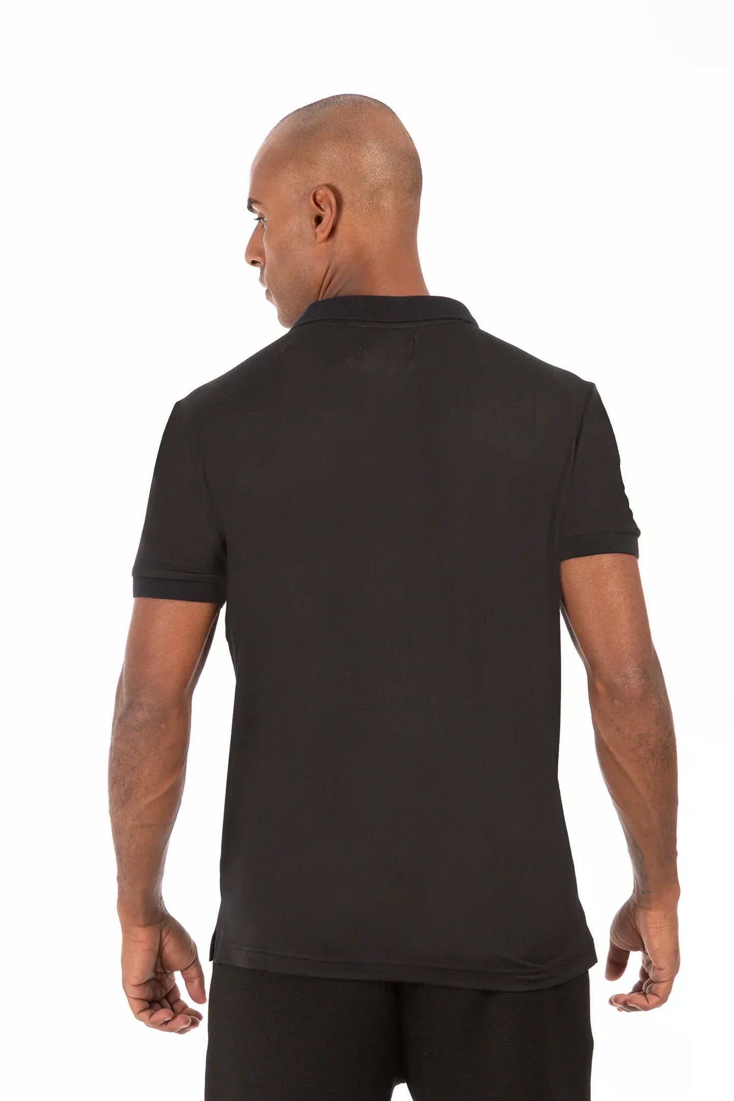 Polera Polo Halsey Negro