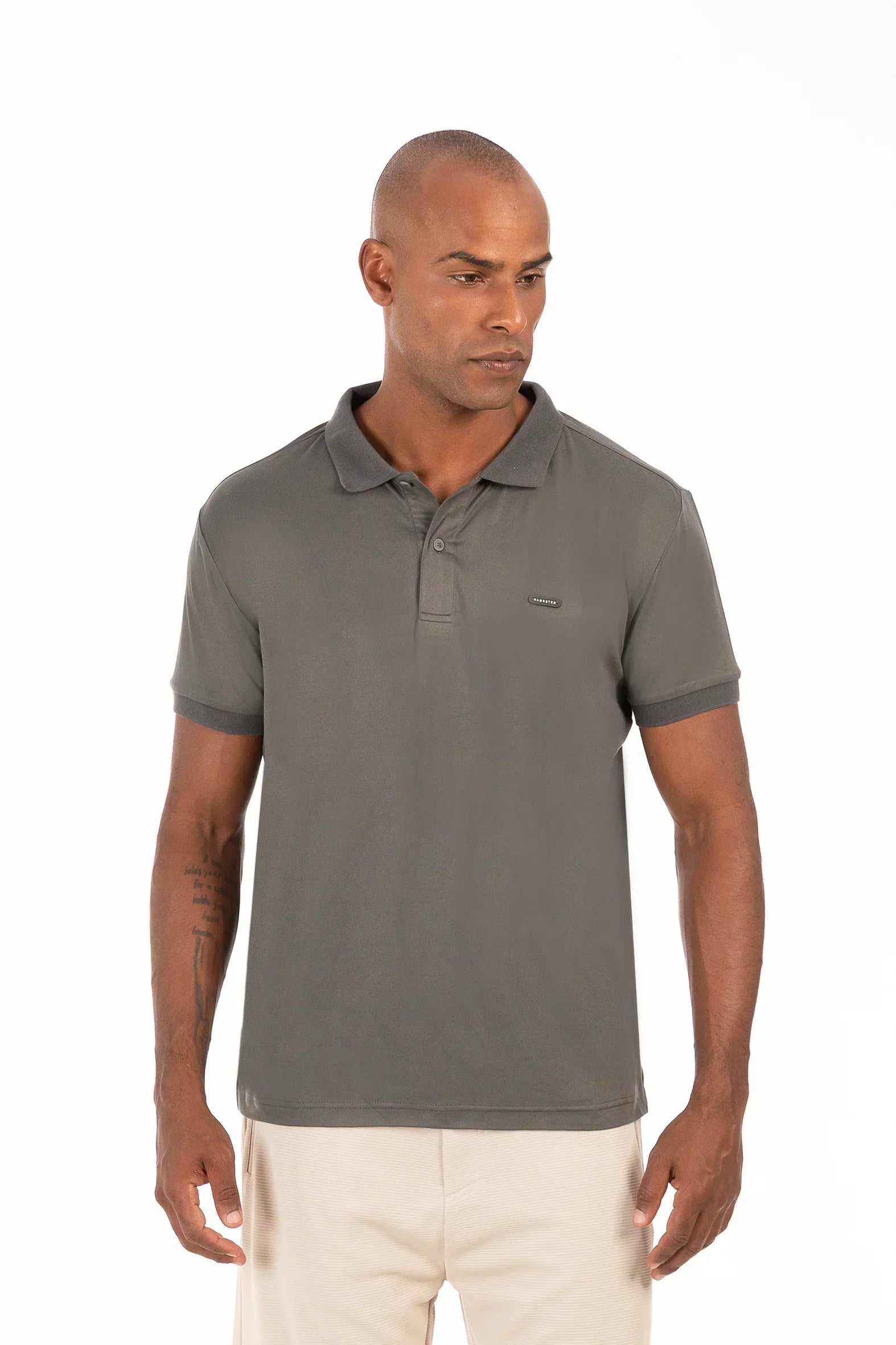 Polera Polo Mont Gris - Gangster