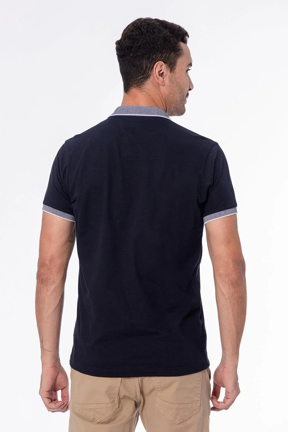 Polera Polo Vintage Azul Gangster - Gangster