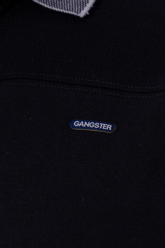 Polera Polo Vintage Azul Gangster - Gangster