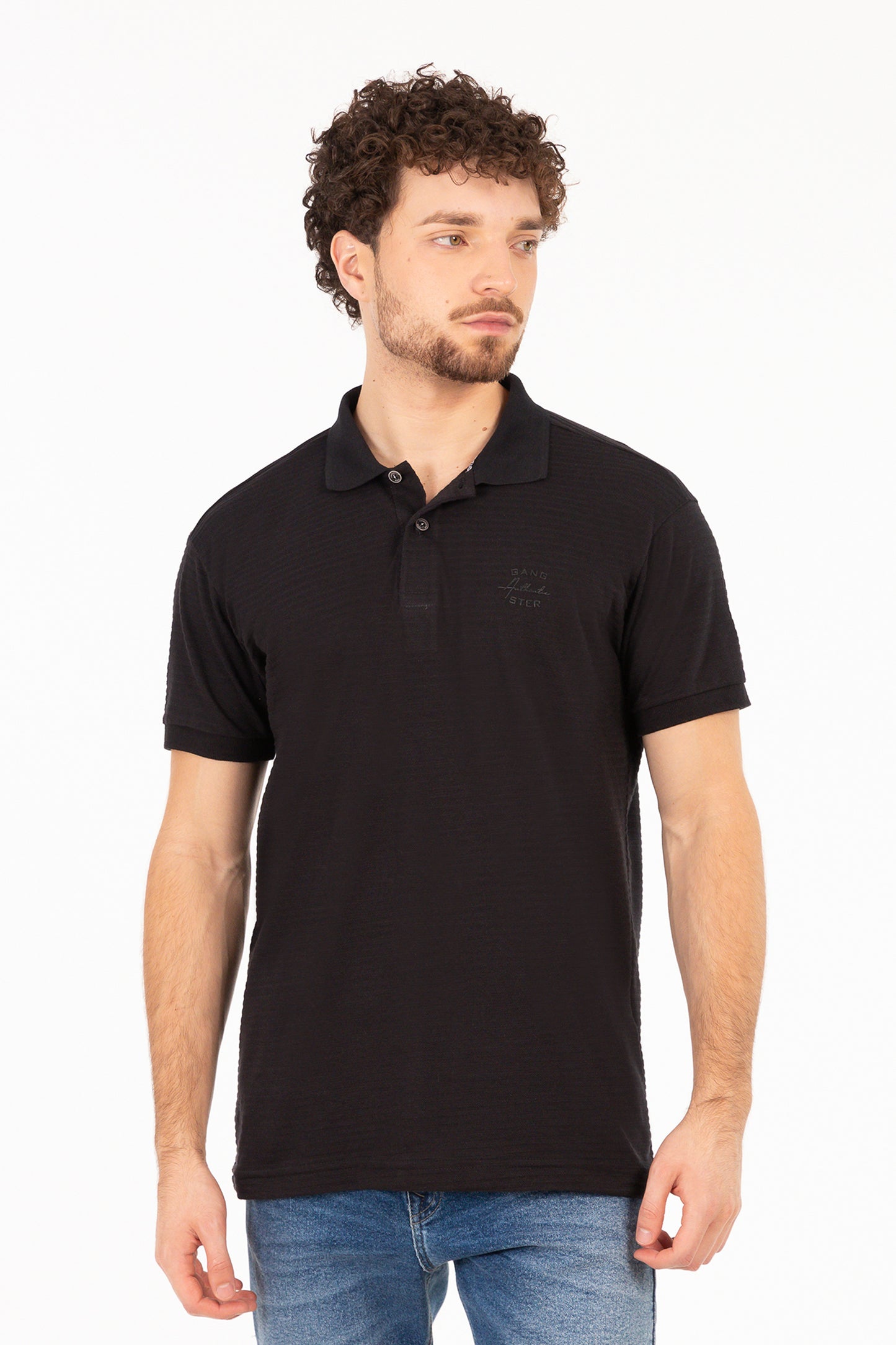 Polera Polo  Pershing Negro