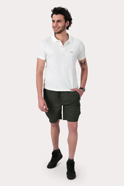 Polera Polo Civic Blanco - Gangster