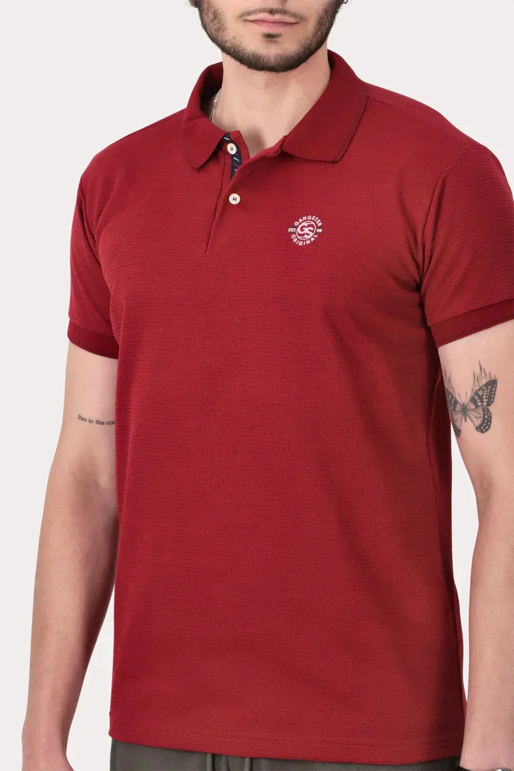 Polera Polo Expo Rojo - Gangster