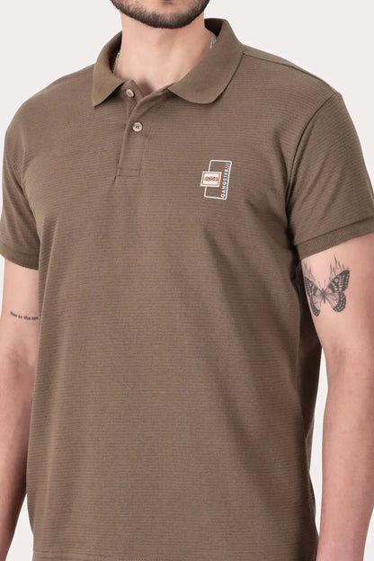 Polera Polo Gallery Marron - Gangster