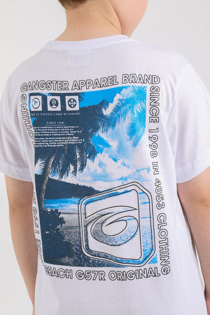 Teen Polera Mc Básica Montego Blanco Gangster - Gangster