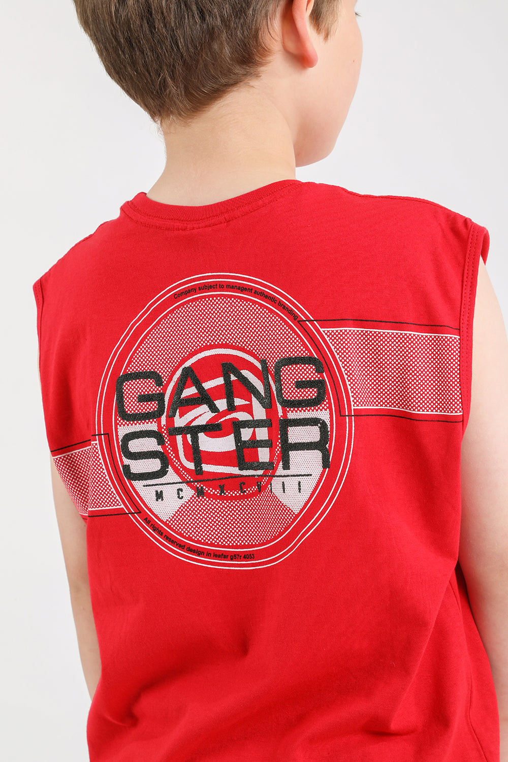 Teen Polera Sm Polka Rojo Gangster