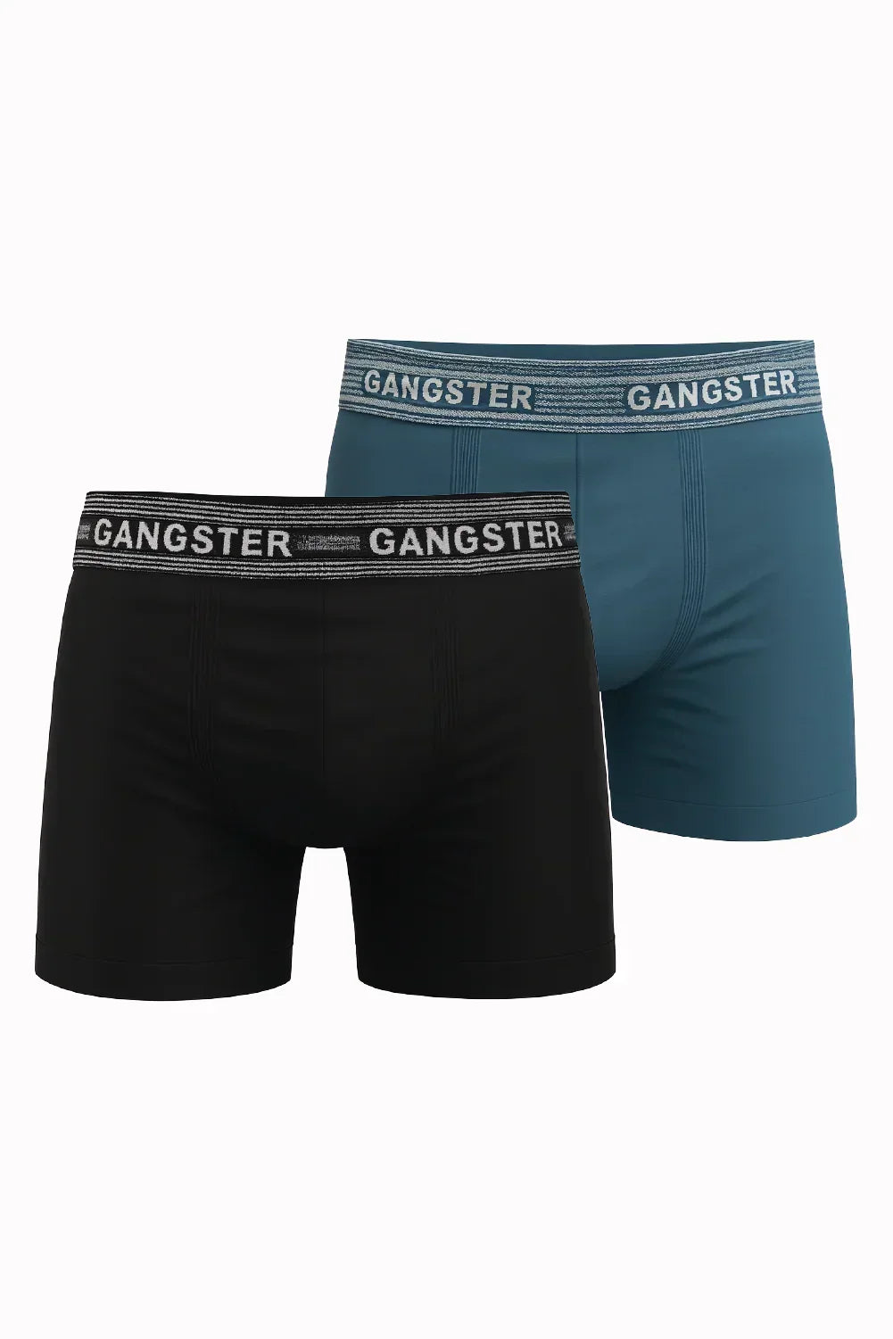 Calzoncillo Calzoncillo Poliamida Twin Negro/Azul