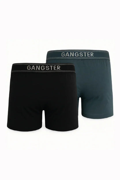 Calzoncillo Calzoncillo Poliamida Twin Negro/Azul