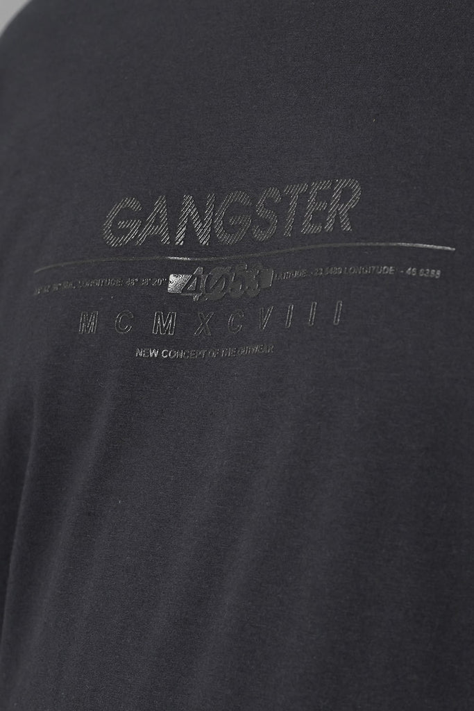 Plus Polera Mc Básica Silber Negro Gangster