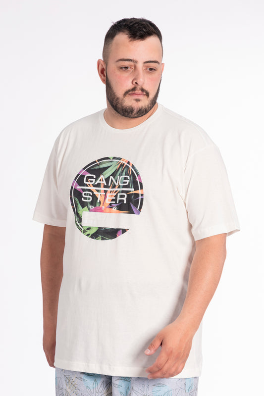 Plus Polera MC Basica Vine Blanco