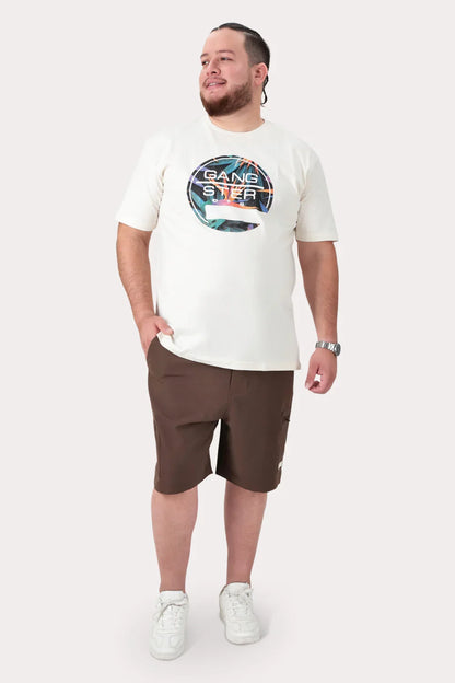 Plus Polera MC Basica Vine Blanco