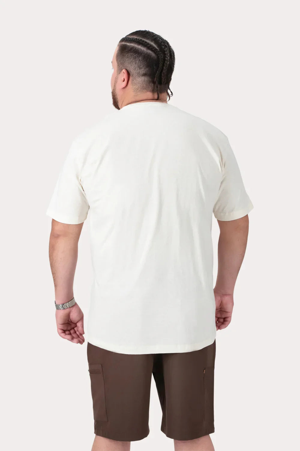 Plus Polera MC Basica Vine Blanco