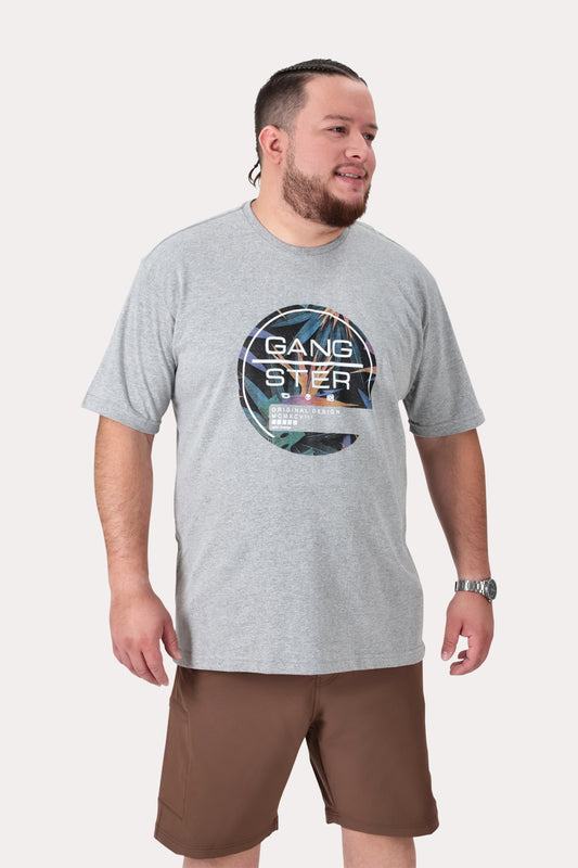 Plus Polera MC Basica Vine Gris