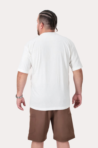 Plus Polera MC Basica Latic Blanco