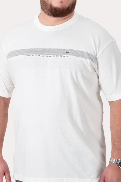 Plus Polera MC Basica Latic Blanco