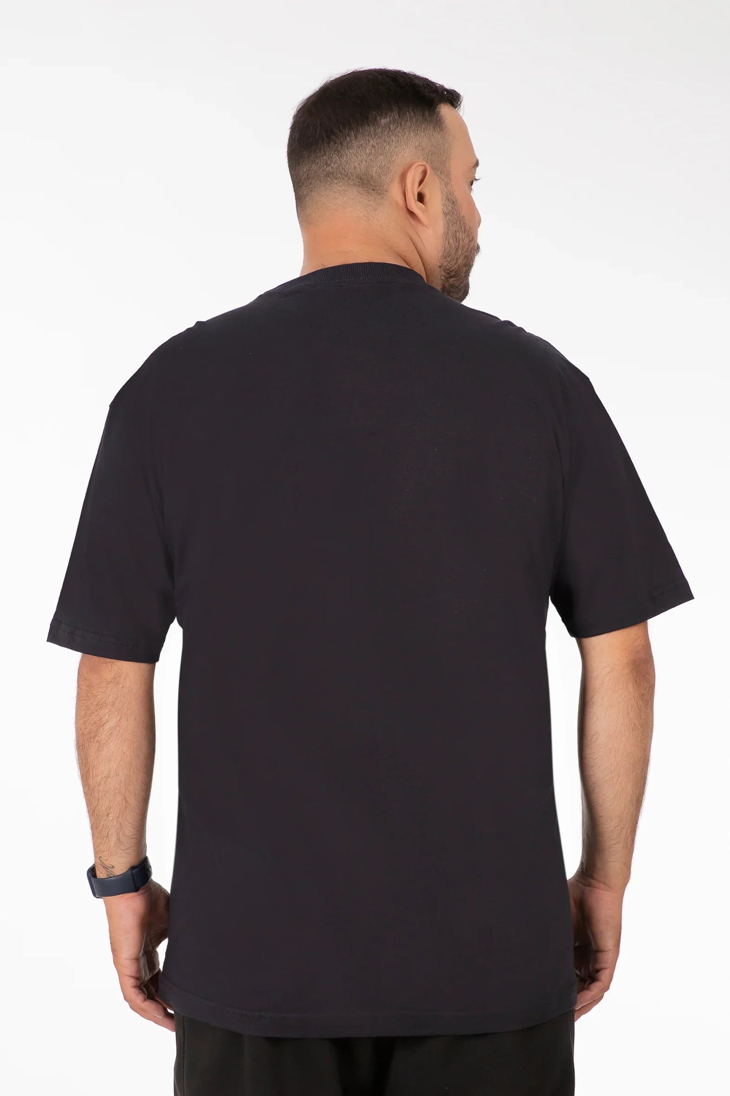 Plus Polera MC Basica Compton Azul