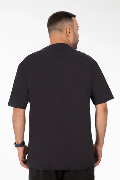 Plus Polera MC Basica Compton Azul