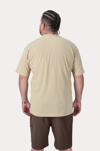 Plus Polera MC Basica Compton Beige