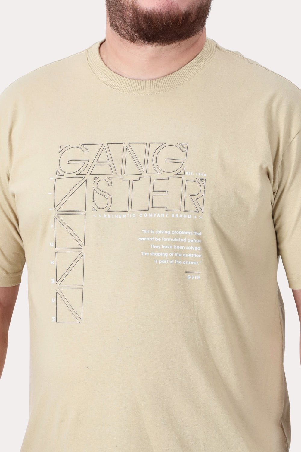Plus Polera MC Basica Compton Beige