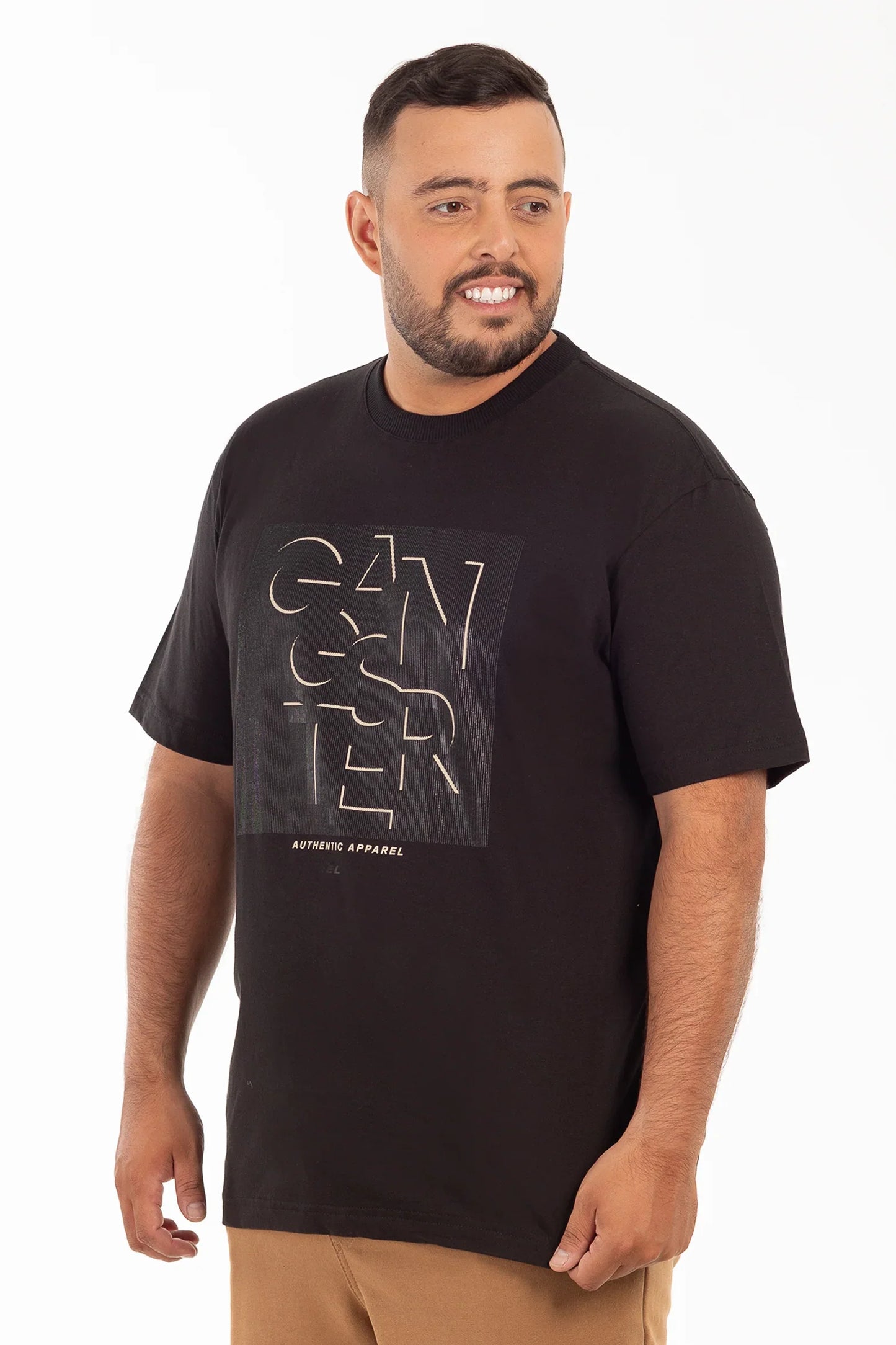 Plus Polera MC Basica Pacific Negro