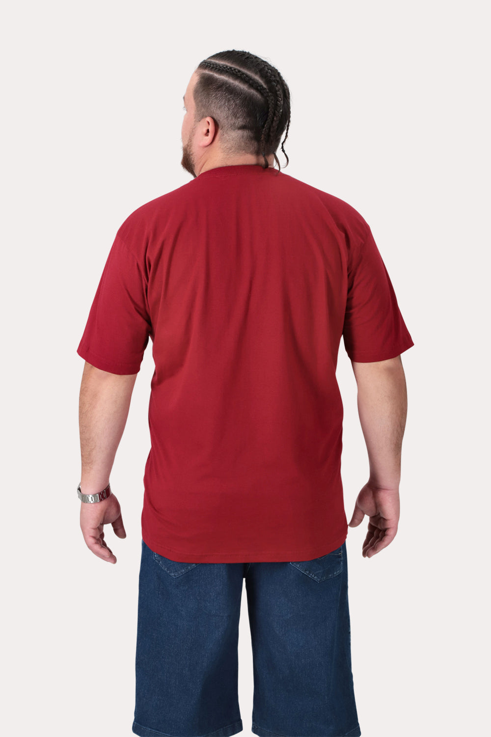 Plus Polera MC Basica Pacific Rojo