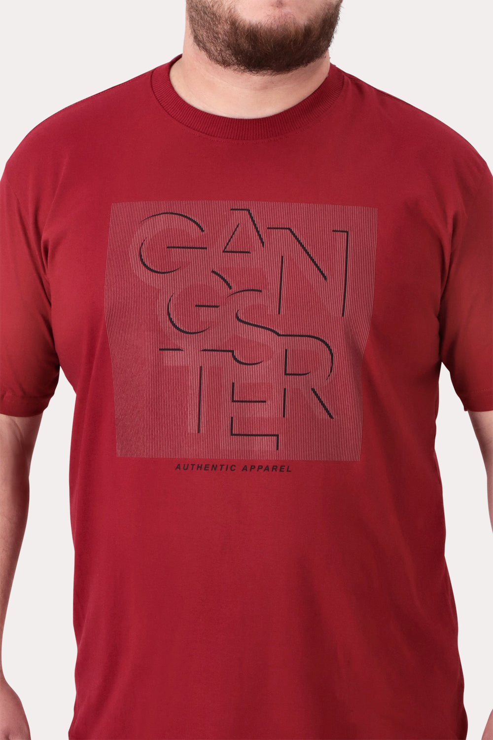Plus Polera MC Basica Pacific Rojo
