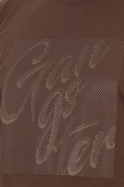 Plus Polera MC Basica Bundy Café Oscuro