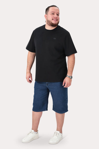 Plus Polera MC Basica Times Sq Negro