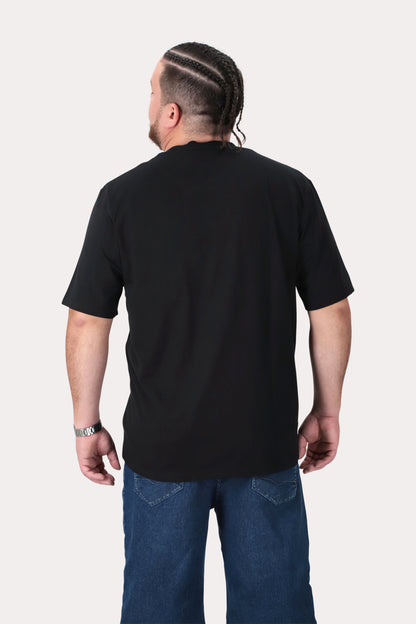 Plus Polera MC Basica Times Sq Negro