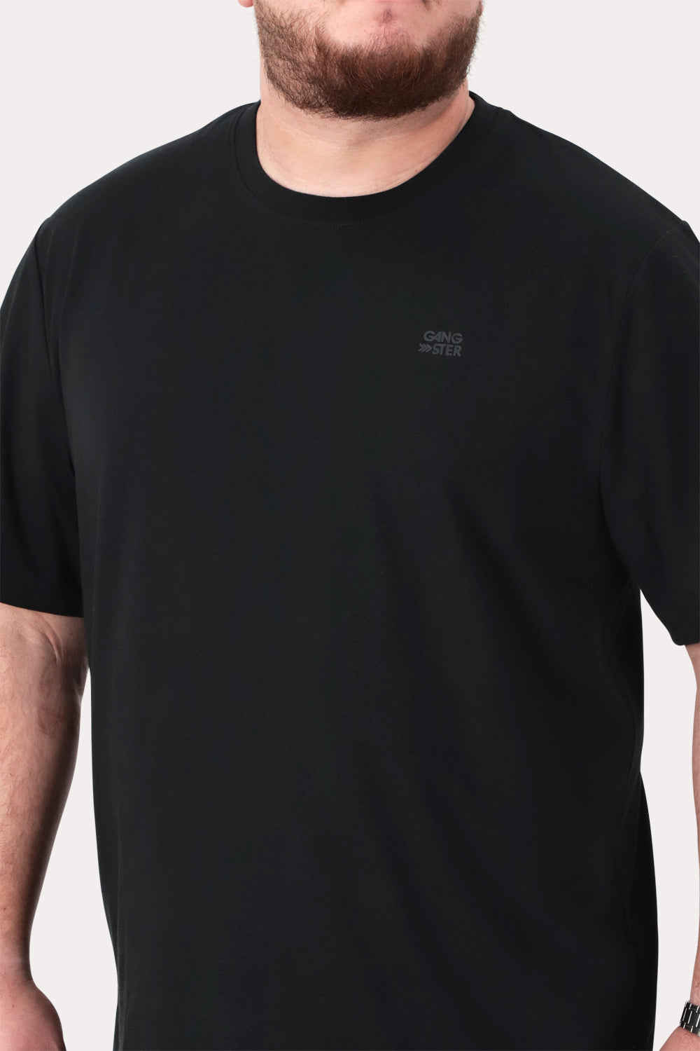 Plus Polera MC Basica Times Sq Negro