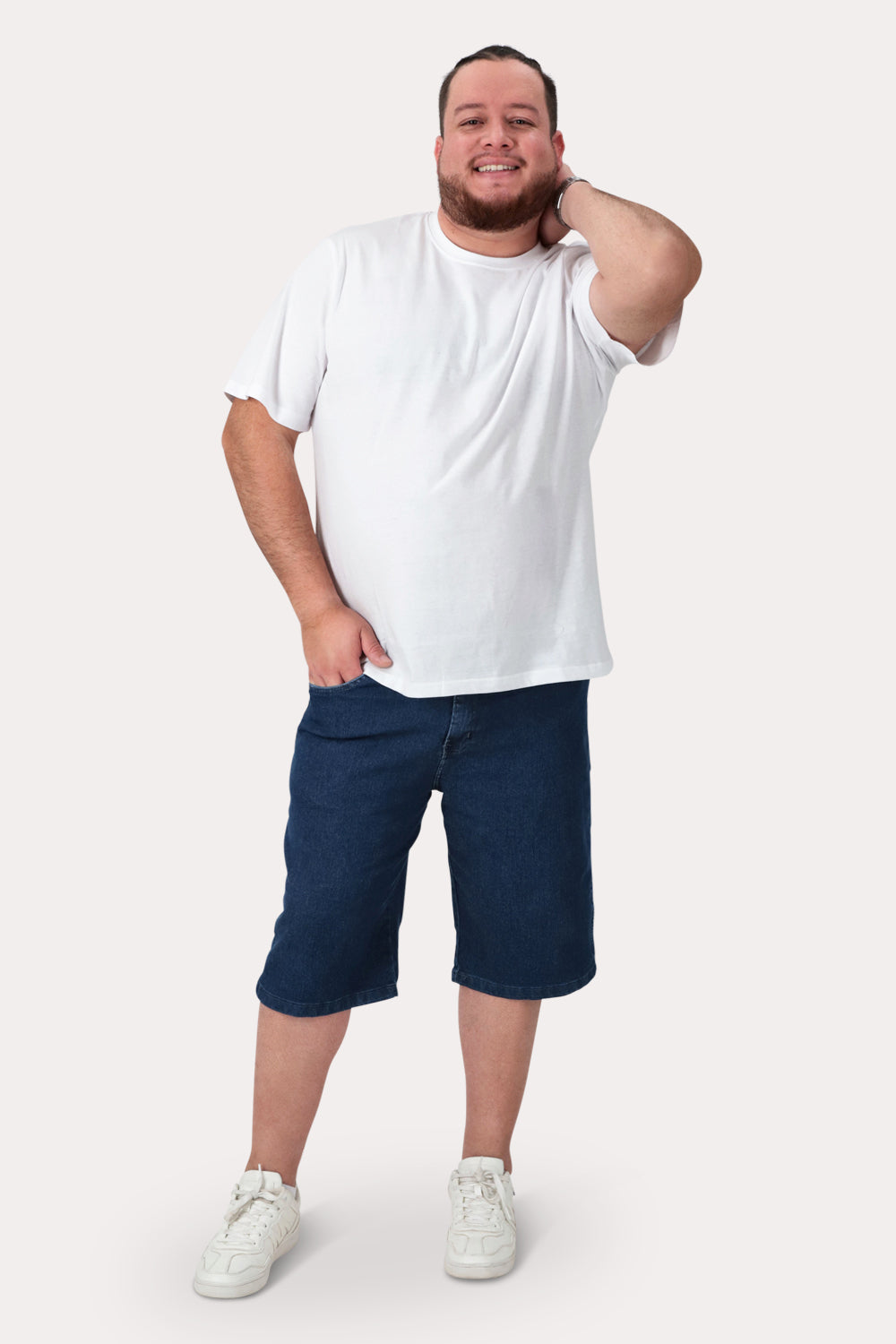 Plus Polera MC Basica Grand C Blanco
