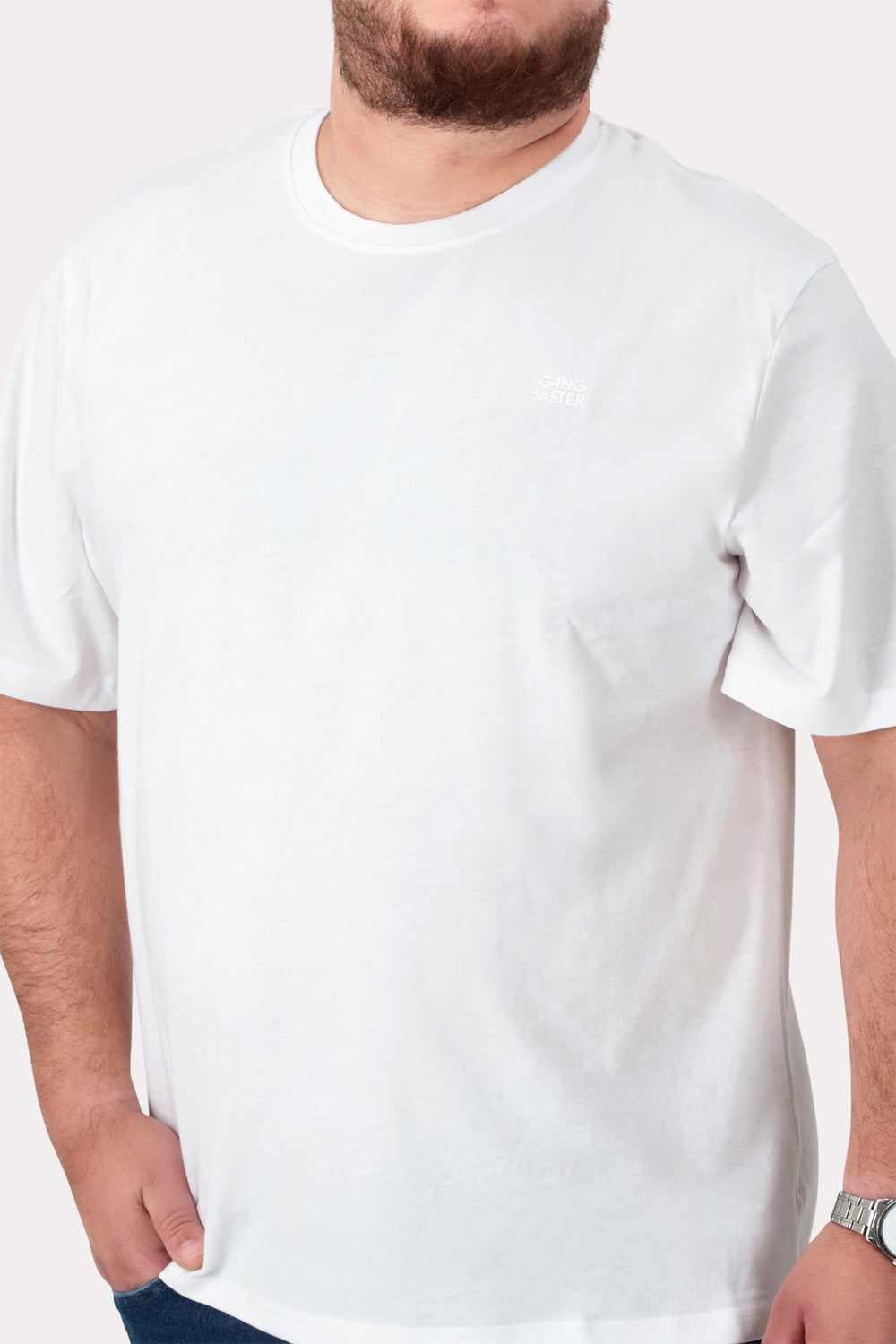 Plus Polera MC Basica Grand C Blanco
