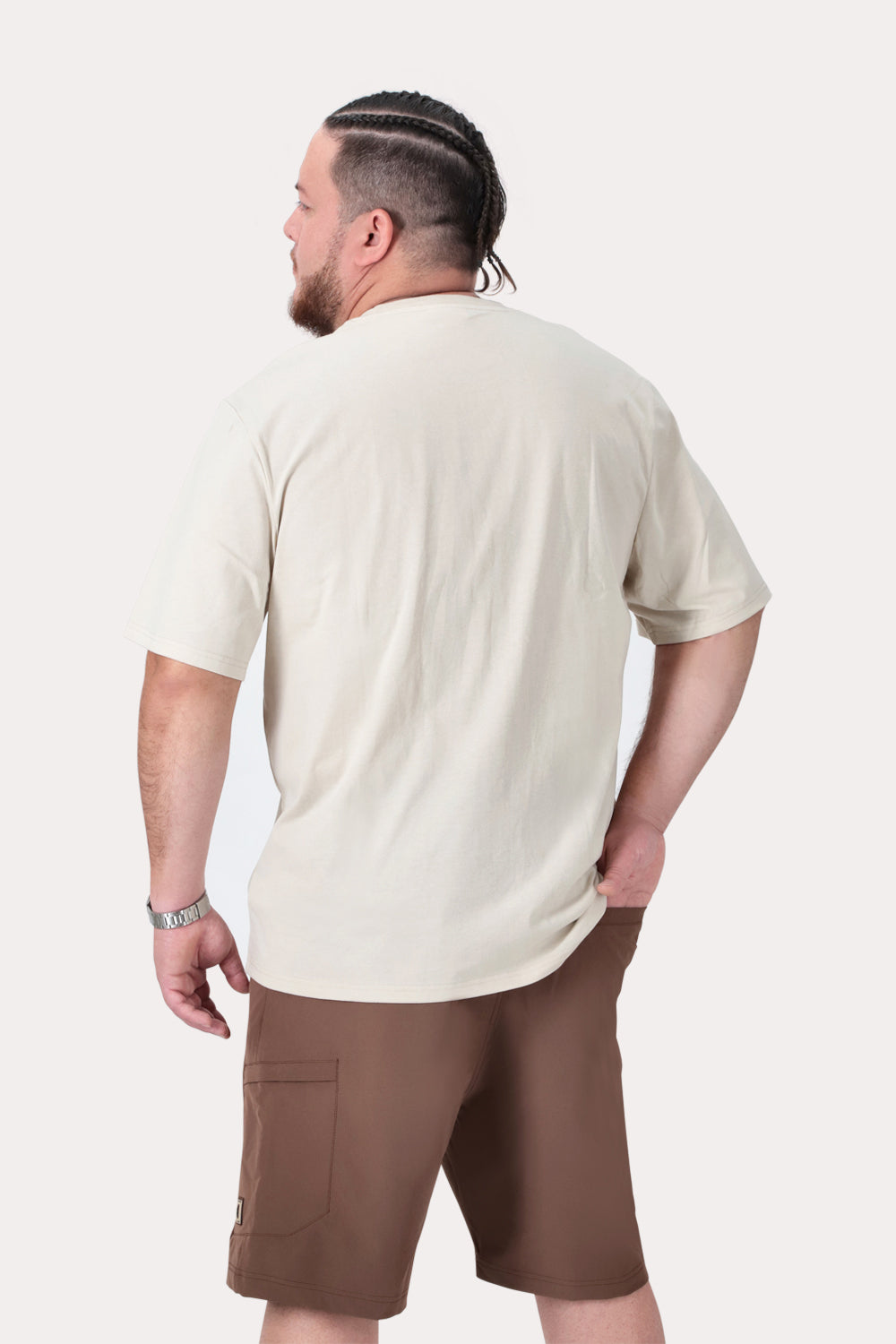 Plus Polera MC Basica Union Sq Beige